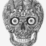 Skull Illustration by Alex Konahin