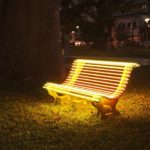 Street Lamp (Yellow Bench)