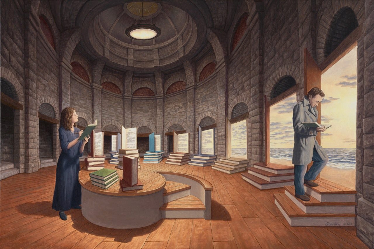 Surrealists Paintings by Rob Gonsalves - RobotSpaceBrain